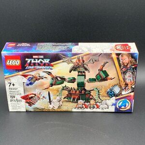 Lego 76207 Thor Love & Thunder Attack On New Asgard 159 Pieces Set Box Damage